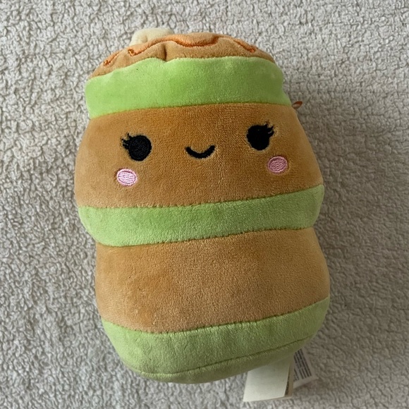 Squishmallows “brunch squad” pancake stack stuffy w/ butter syrup topping, small - Picture 1 of 5